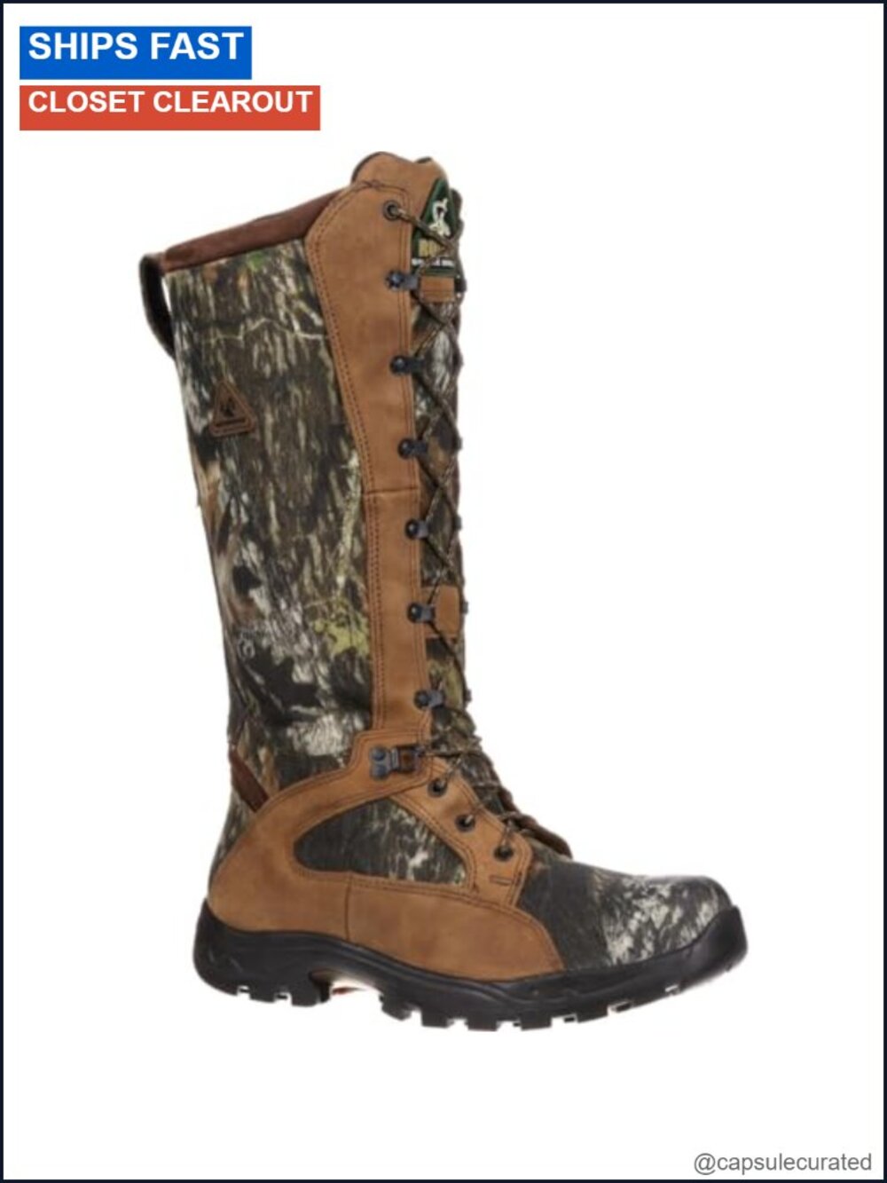 Rocky Waterproof Snake Boot Mid-Calf Unisex 16in Protection